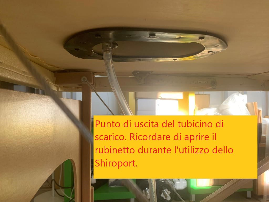 Shiro-Port  - Tavola per Shirodhara portatile